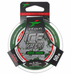 Леска Intech Ice Khaki moss green 0.10 50м