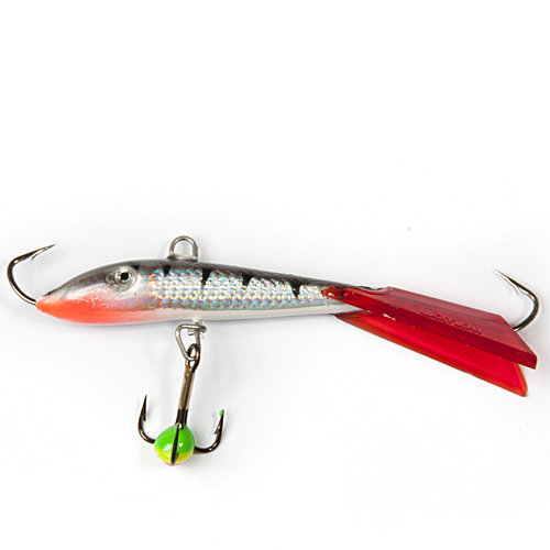 Балансир рыболовный для зимней рыбалки Lucky John Fin 4 + тр. 40мм/12HRT блистер