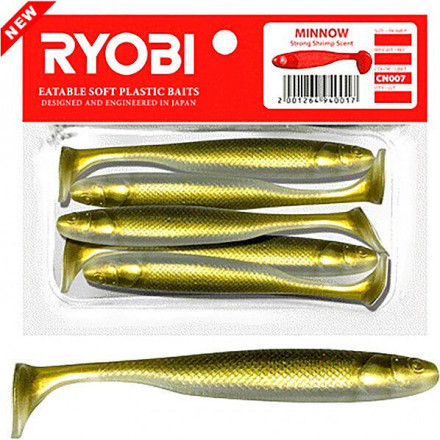 Риппер Ryobi MINNOW 93mm, цвет CN007 spring lamprey, 5шт