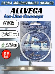Леска ALLVEGA Ice Line Concept 0.16 25м