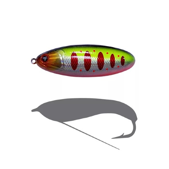 Блесна - незацепляйка SPRUT Bloody Woody Weedless Spoon 70S 15г/SGRTR3