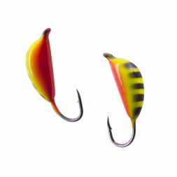 Мормышка вольфрамовая Lumicom Банан с ушком Ф4 покраска 313, цена за 1 шт.