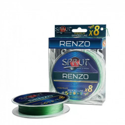 Леска плетеная Sprut Renzo Soft Premium X 8 Dark Green 0.16 140м